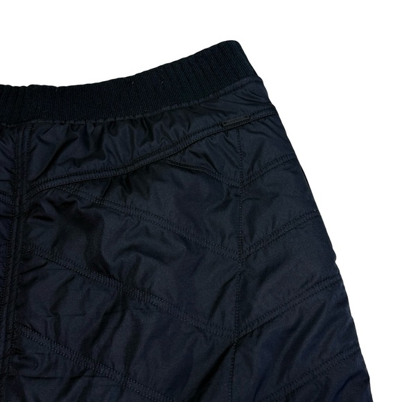 Prana Diva Wrap Powder Skirt Quilted Sherpa Black Insulated Size Medium - Picture 5 of 10